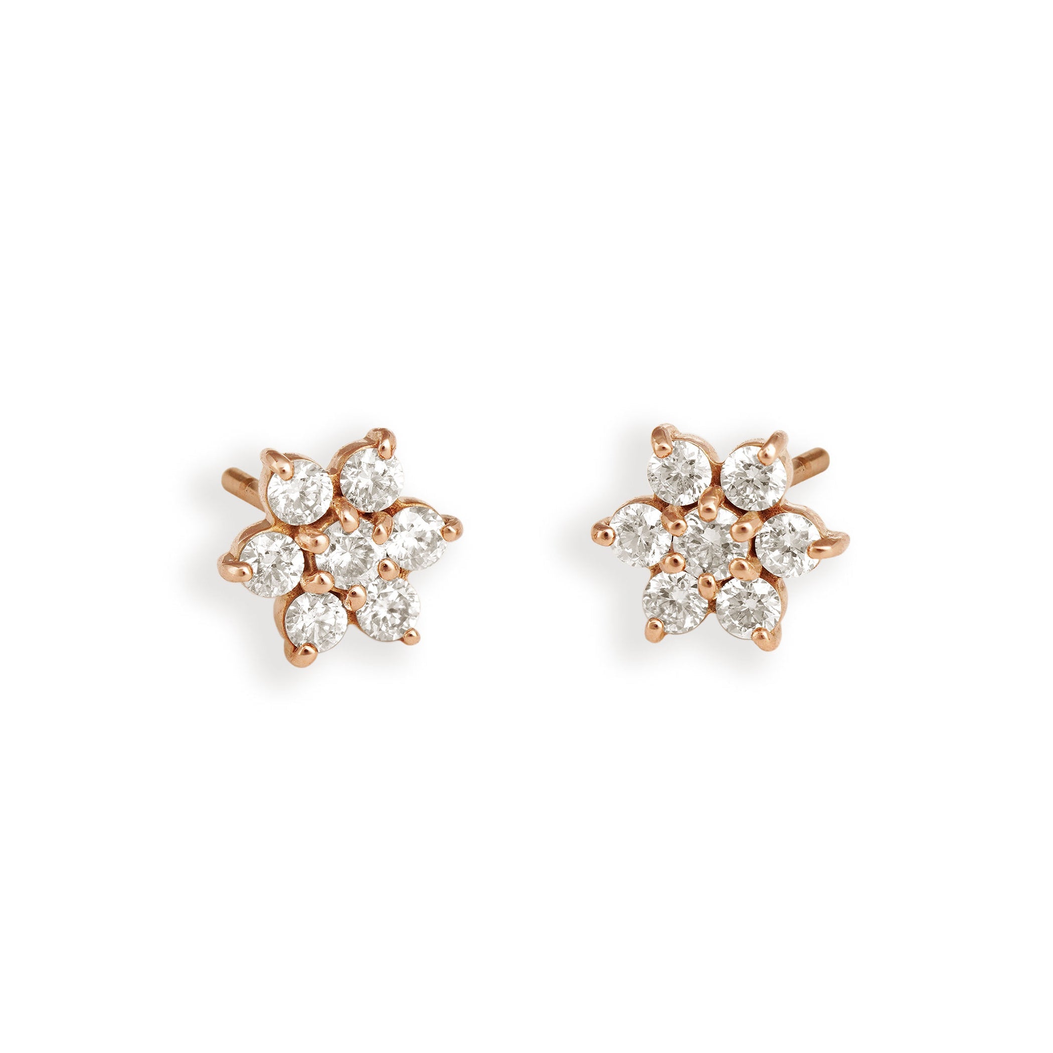 K18 ピンクゴールド ダイヤモンド ピアス（0.3ct） – Milluflora