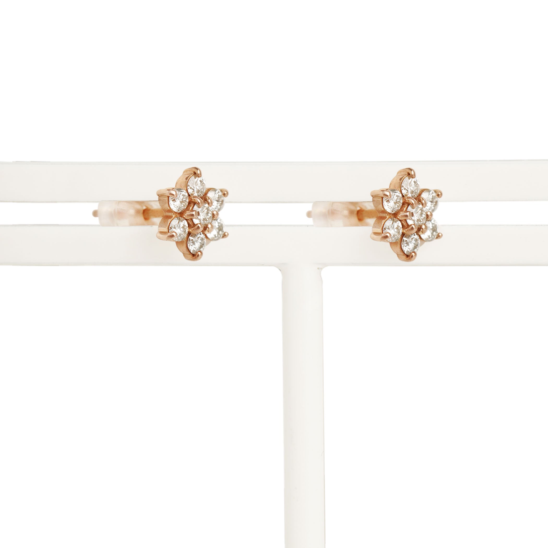 【期間限定セール】K18 ピンクゴールド ダイヤモンド ピアス（0.3ct）
