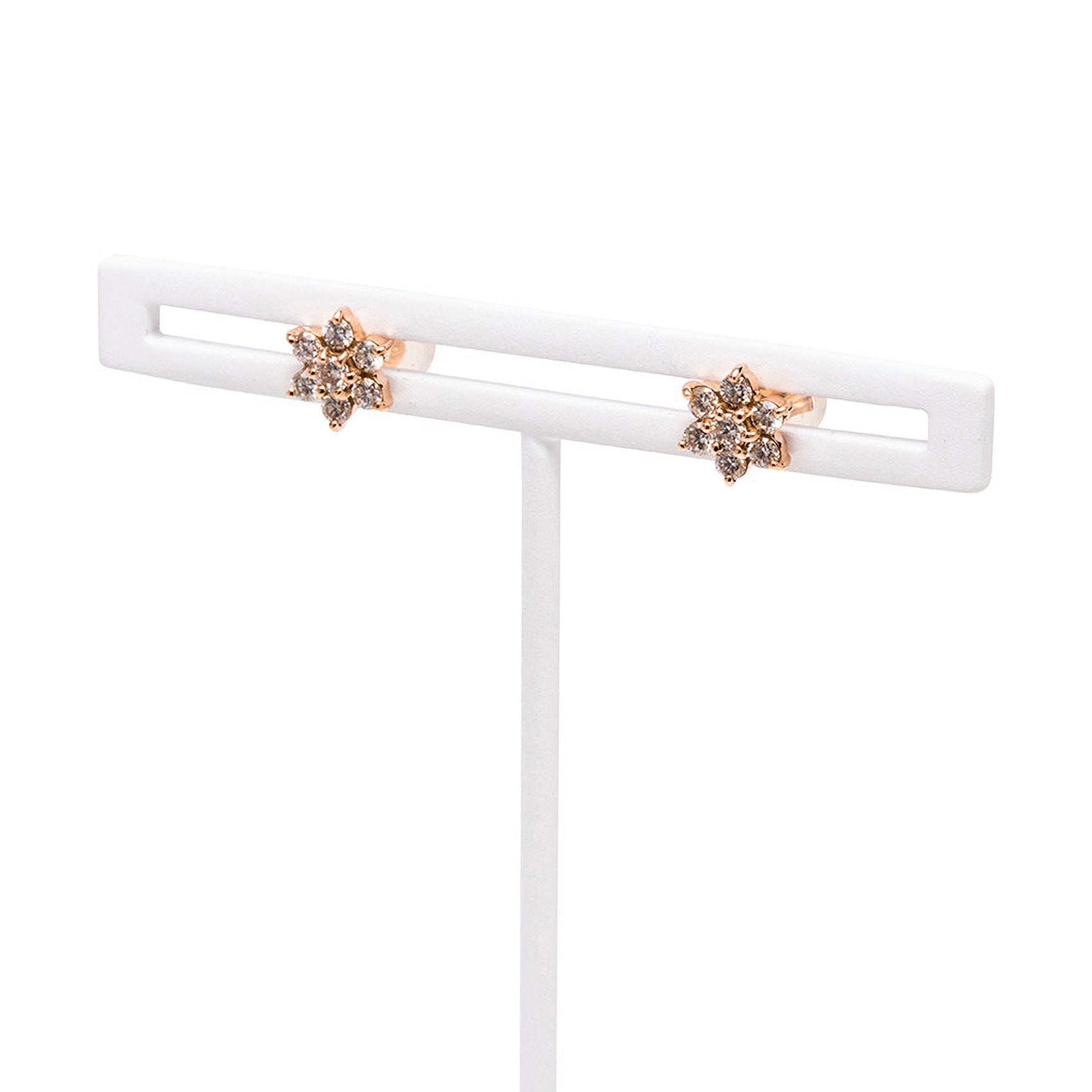 【期間限定セール】K18 ピンクゴールド ダイヤモンド ピアス（0.3ct）