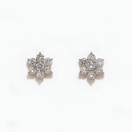 プラチナ ダイヤモンド ピアス（0.3ct）