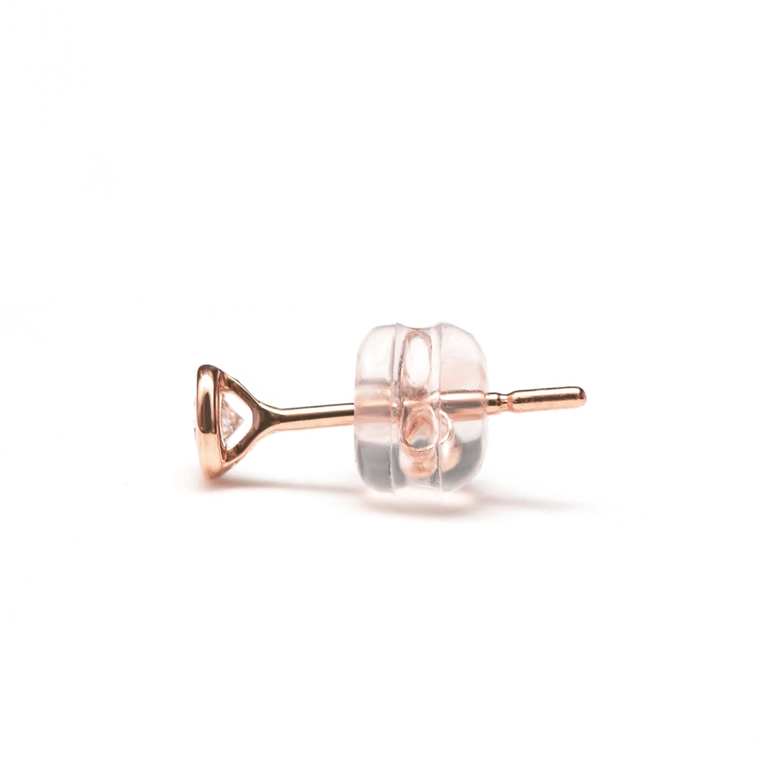【WEB限定】K18 ピンクゴールド ダイヤモンド ピアス