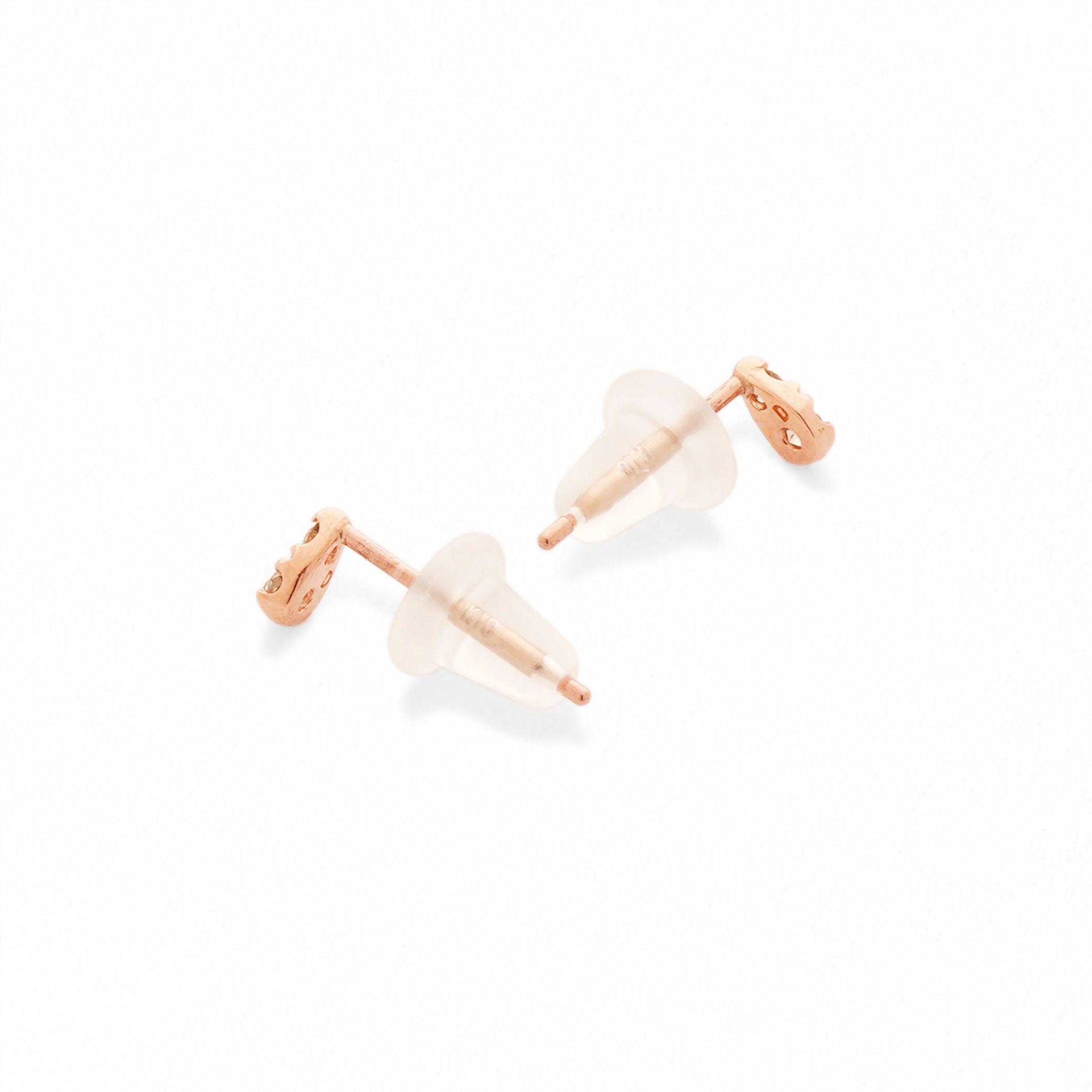 K10 ピンクゴールド ダイヤモンド しずく ピアス