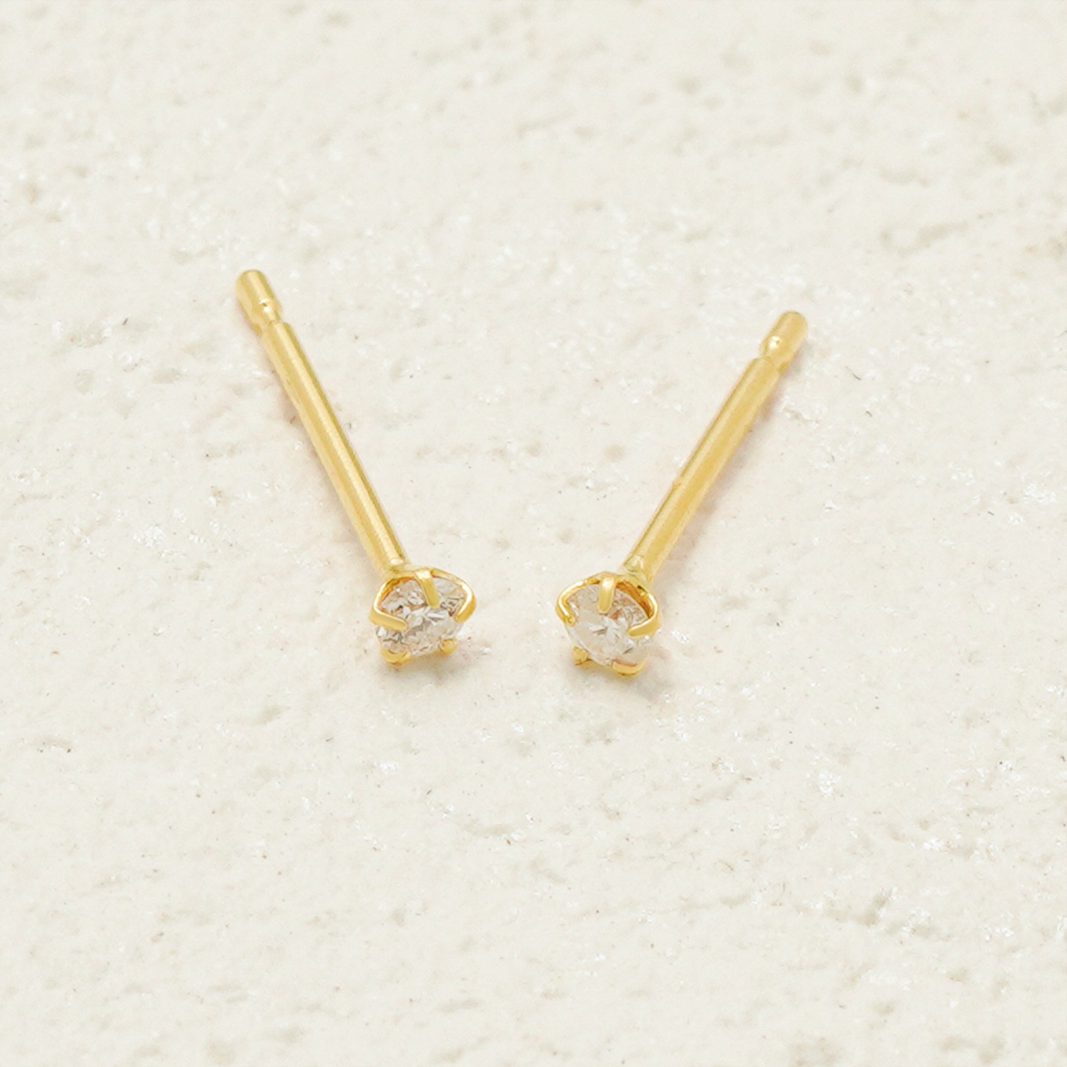 K18 イエローゴールド ダイヤモンド ピアス – Milluflora | ミル