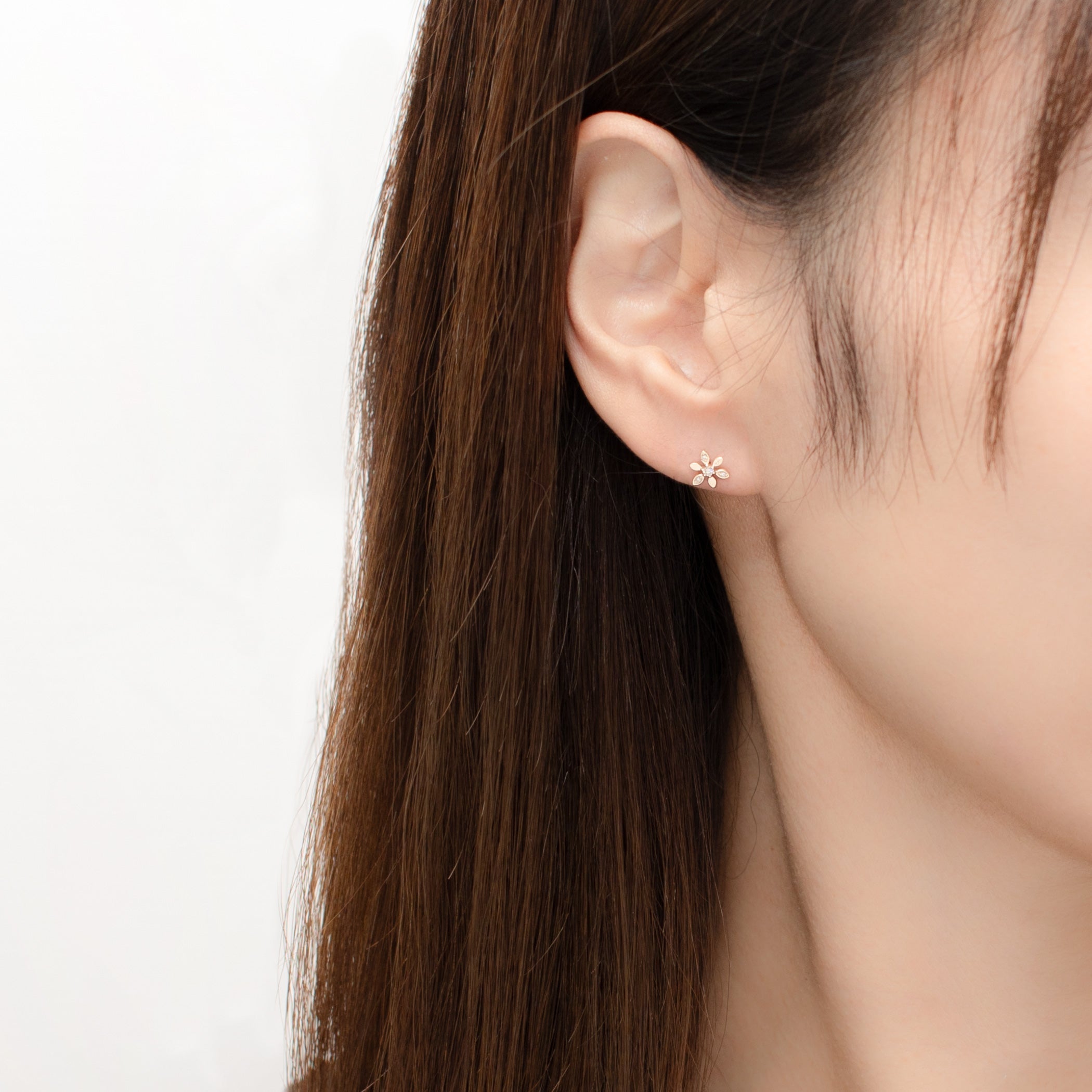 K10 イエローゴールド ダイヤモンド ピアス – Milluflora | ミル