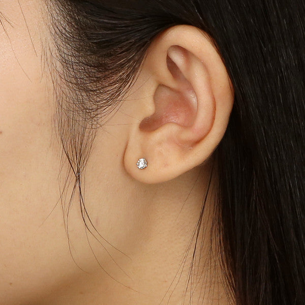 【期間限定セール】プラチナ ダイヤモンド ピアス（0.2ct）
