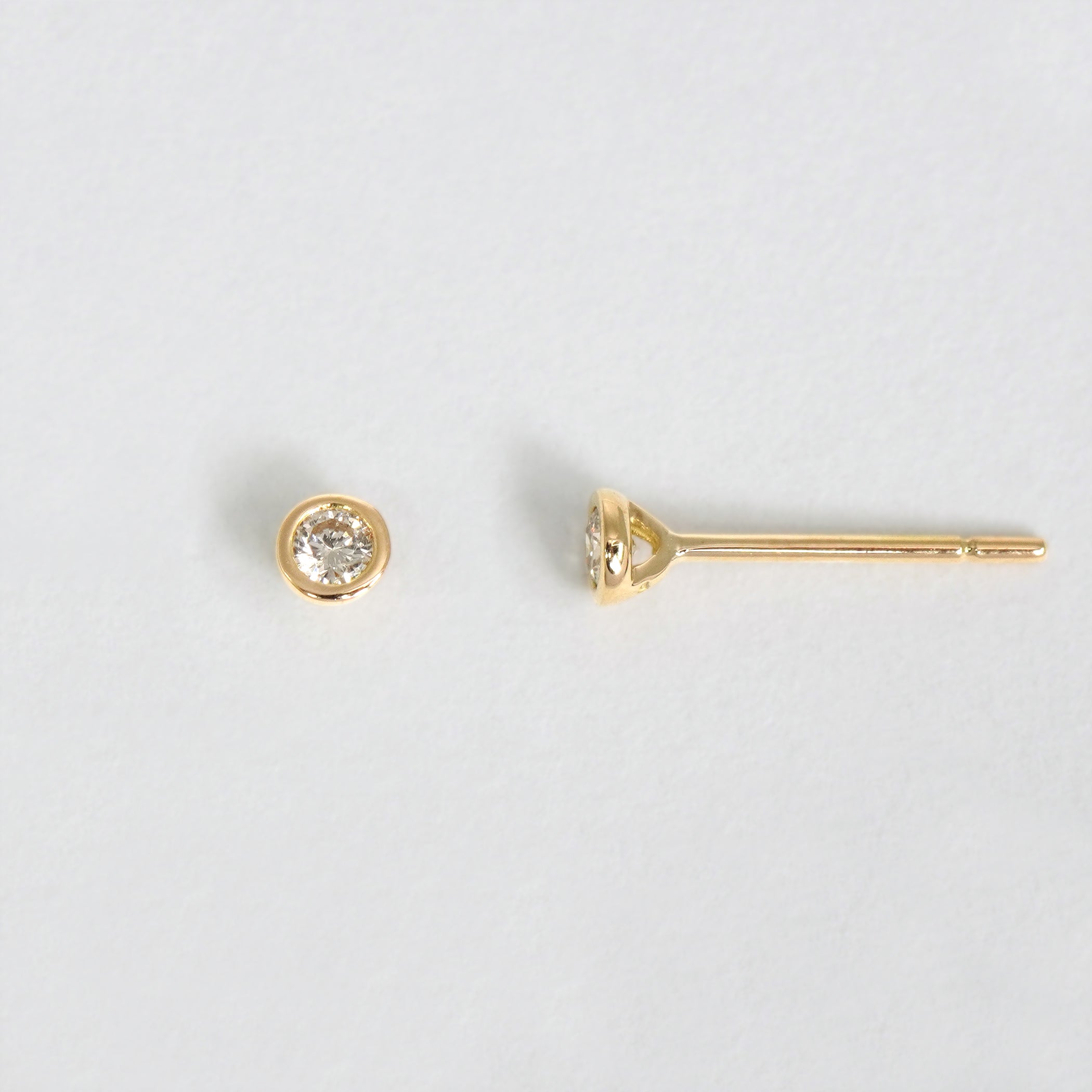 【WEB限定】K18 イエローゴールド ダイヤモンド ピアス
