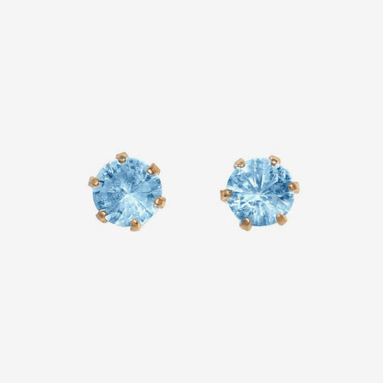 ★今だけ送料無料！★11月誕生石 K10 イエローゴールド ブルートパーズ ピアス