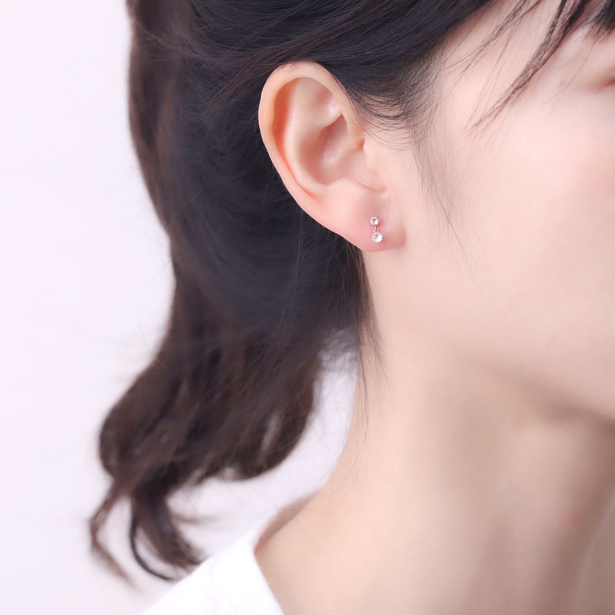 K10 ピンクゴールド バラのピアス 楽天市場】ピアス レディース ピンク ピンクゴールド 薔薇