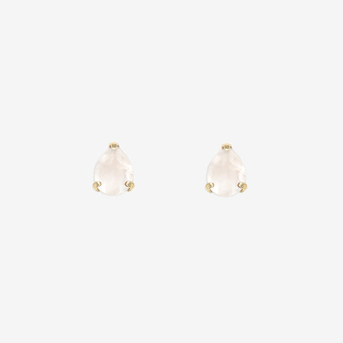 【WEB限定】6月誕生石 K10 イエローゴールド ムーンストーン しずく ピアス