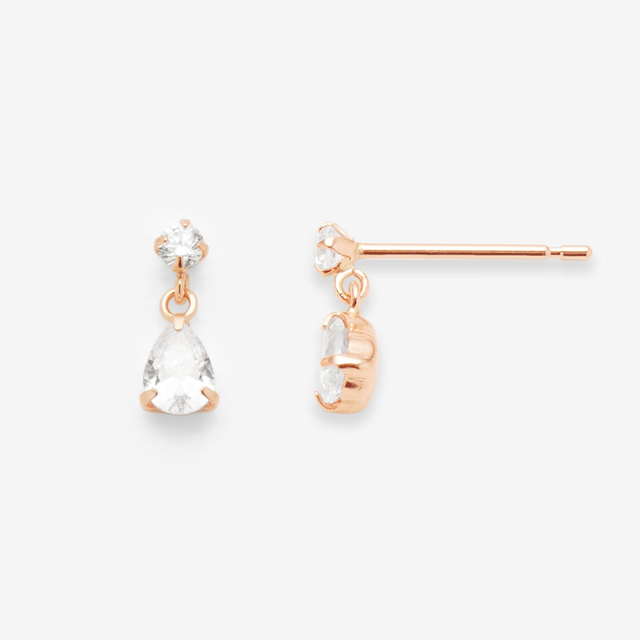 ポメラート　シルバーピンクゴールドK9ピアス ポメラート シルバーピンクゴールドK9ピアス - メルカリ