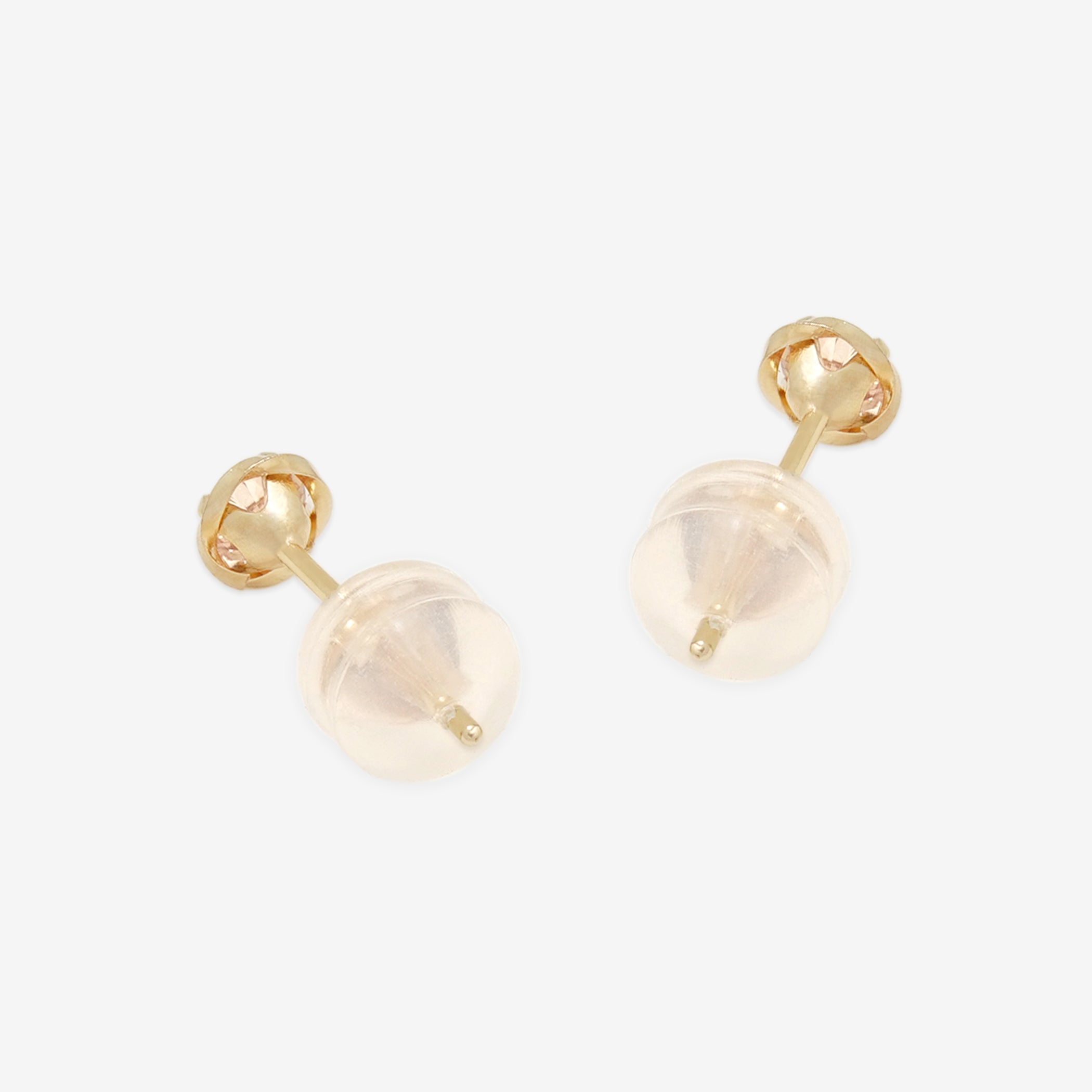 K10 イエローゴールド キュービックジルコニア ピアス