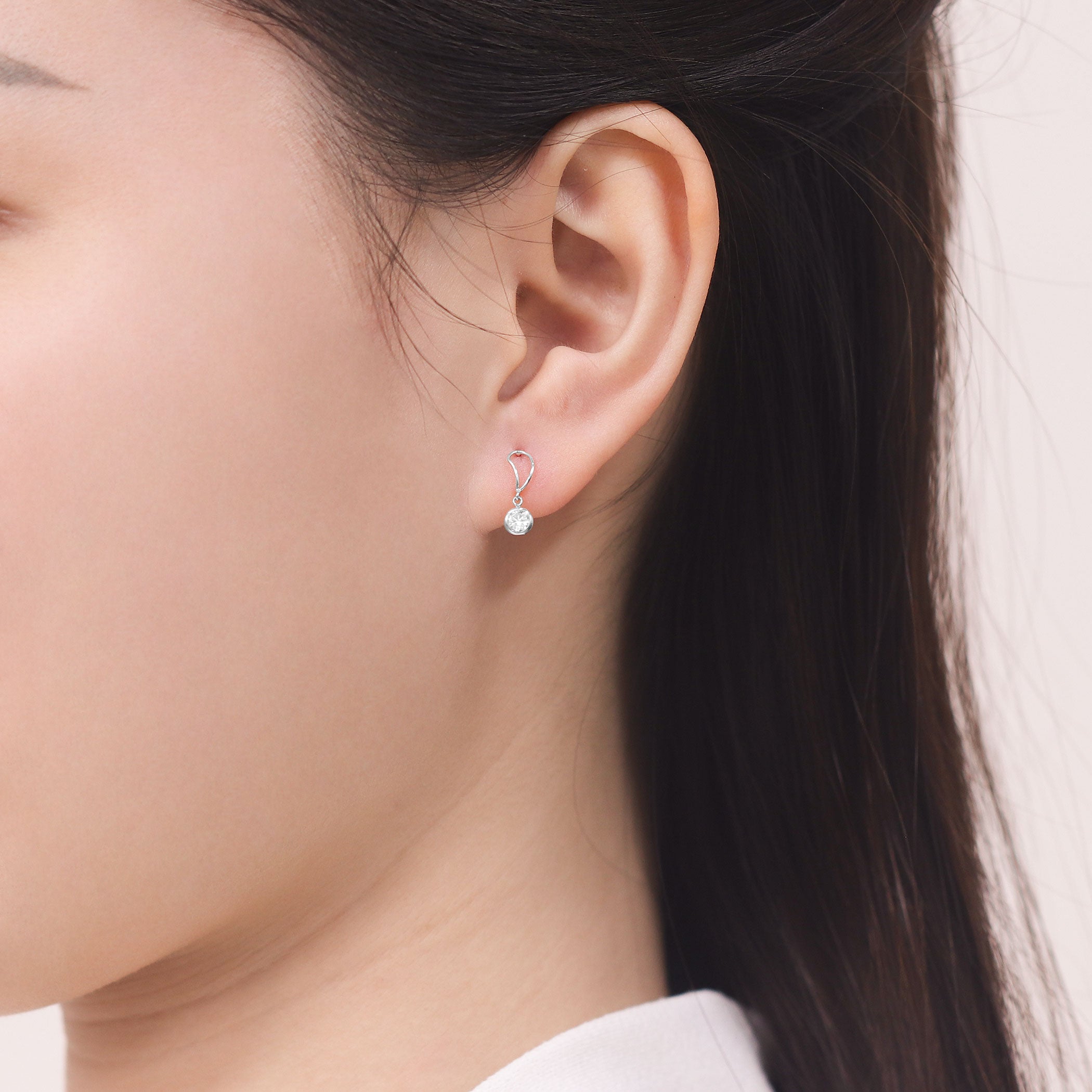 armillary ピアス 10K ホワイトゴールド ピアス 11mm - AVALANCHE OFFICIAL STORE