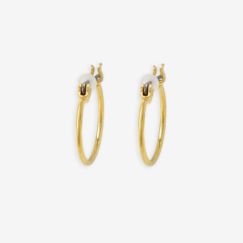 フープ ピアス（ポスト チタン）（15mm）