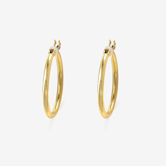 フープ ピアス（ポスト チタン）（25mm）