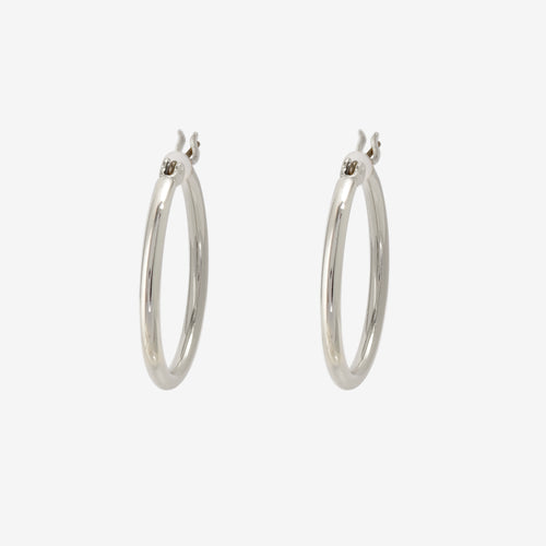 フープ ピアス（ポスト チタン）（25mm）