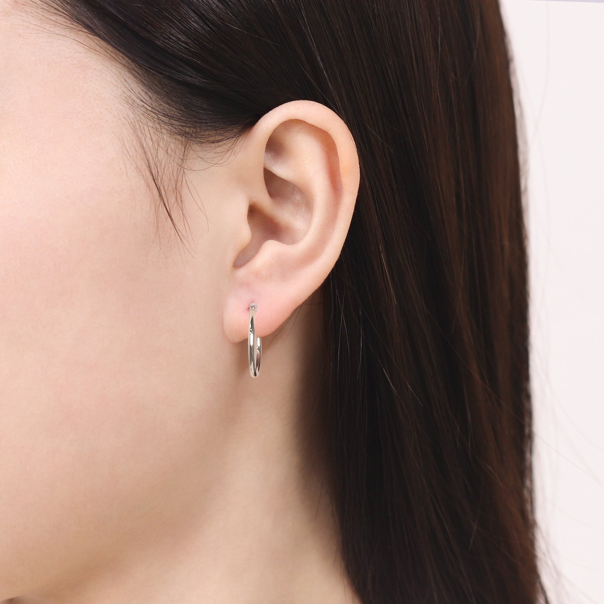 フープ ピアス（ポスト チタン）（25mm） – Milluflora | ミルフローラ