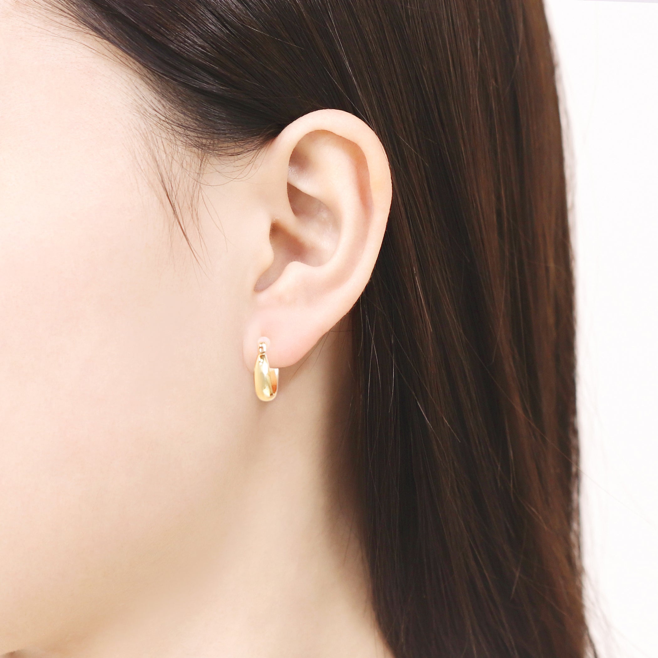 フープ ピアス（ポスト チタン）（15mm） – Milluflora | ミルフローラ