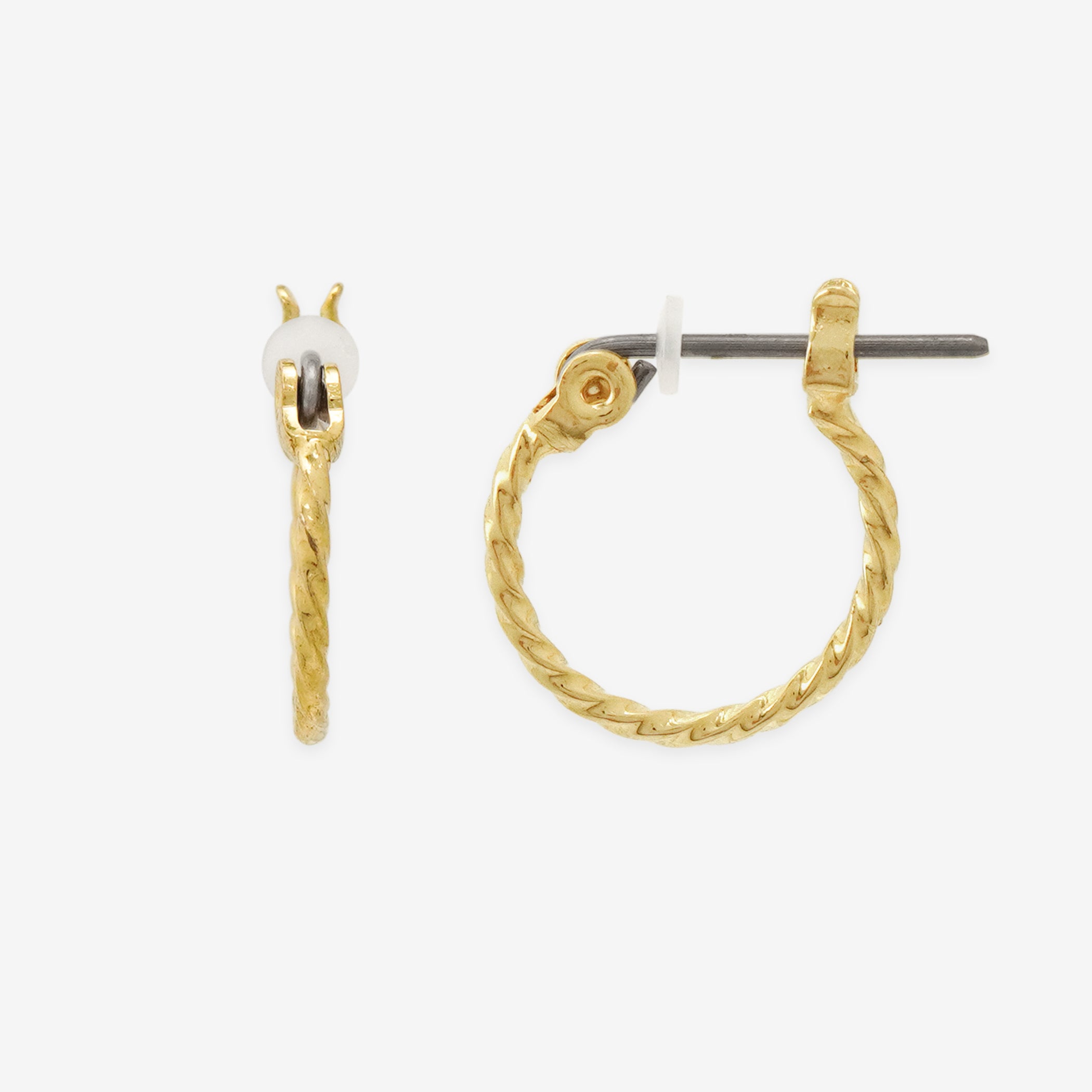 フープ ピアス（ポスト チタン）（10mm） – Milluflora | ミルフローラ
