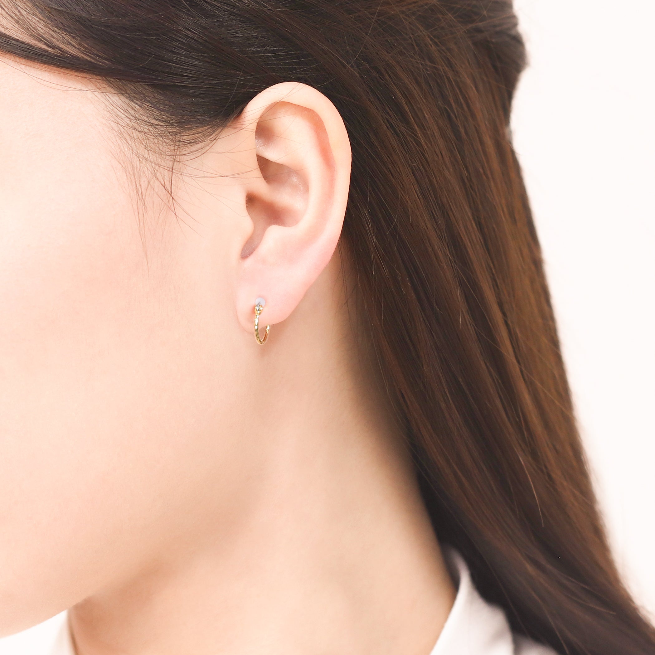 フープ ピアス（ポスト チタン）（10mm） – Milluflora | ミルフローラ