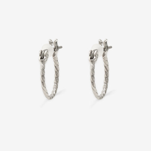 フープ ピアス（ポスト チタン）（10mm）