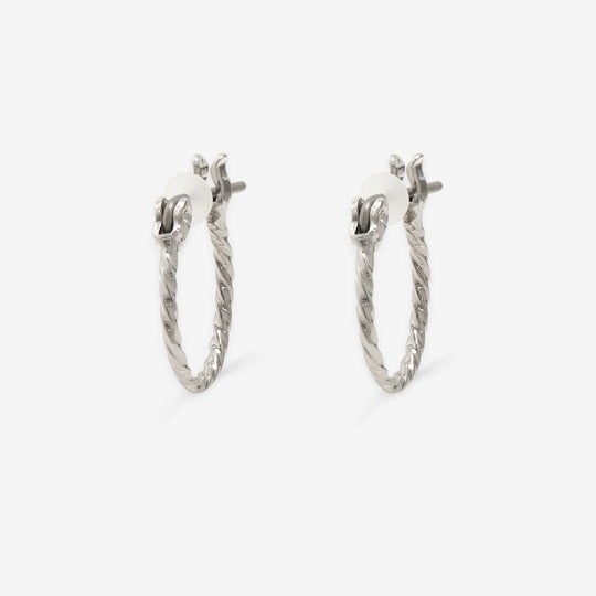 フープ ピアス（ポスト チタン）（10mm）