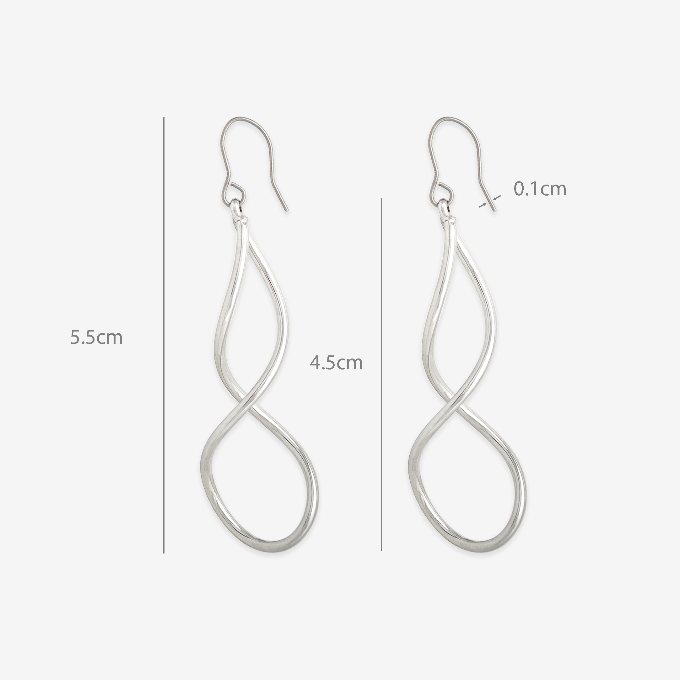 フックピアス（ポスト チタン）
