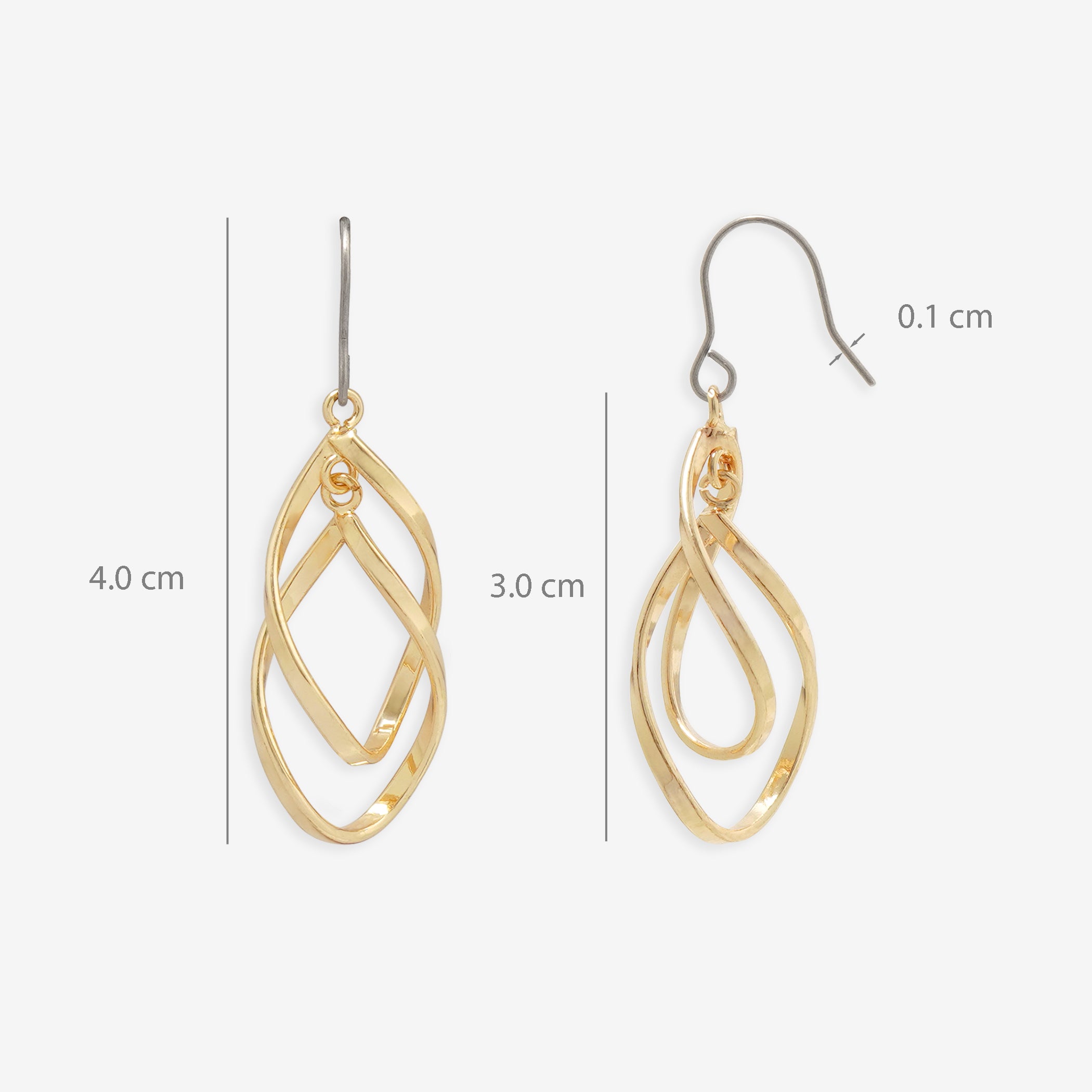 フックピアス（ポスト チタン）