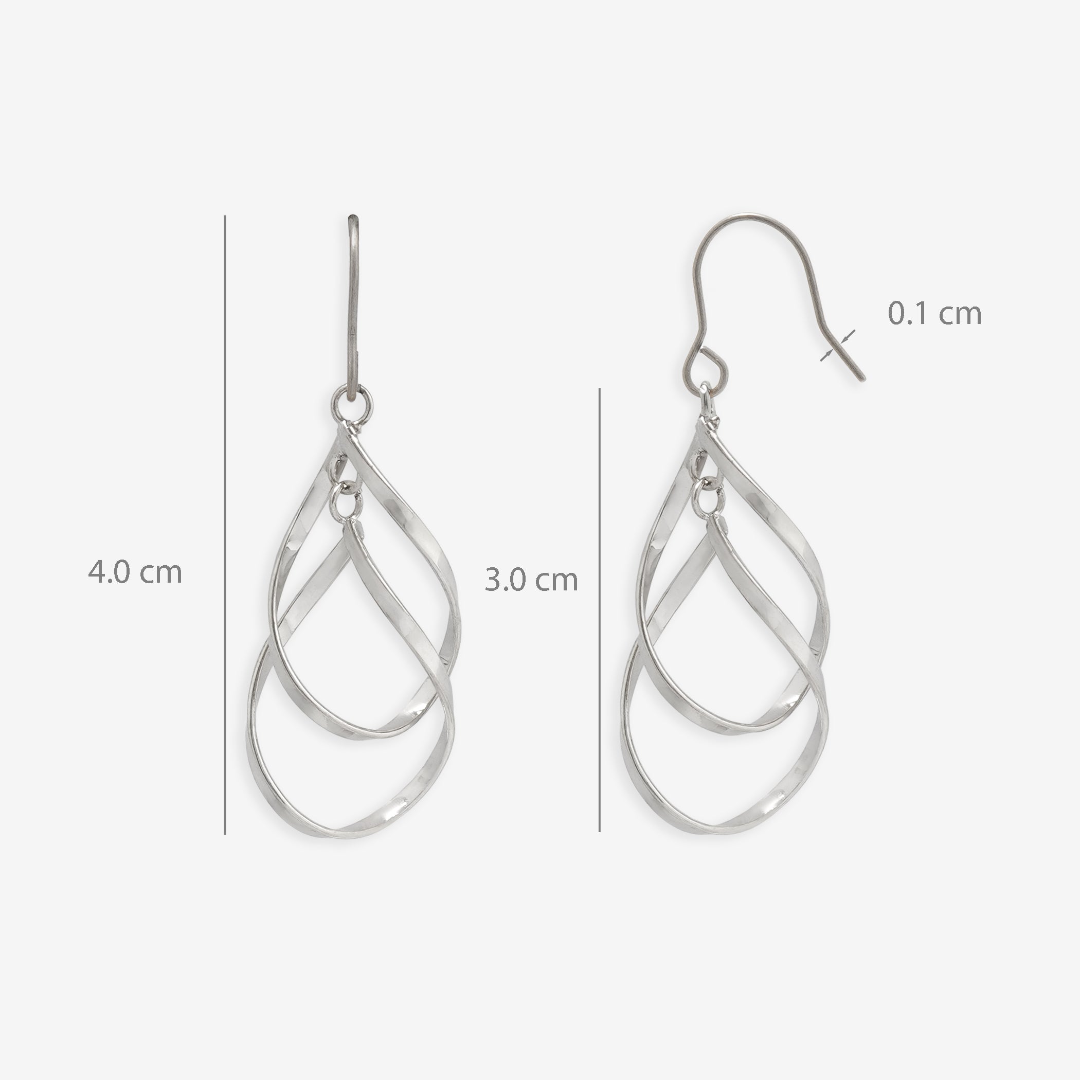 フックピアス（ポスト チタン）