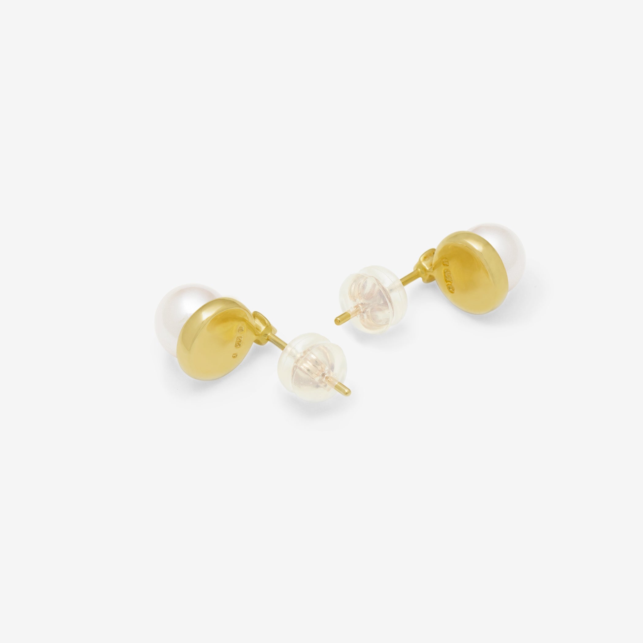 【期間限定セール】6月誕生石 K10 イエローゴールド あこや真珠 ピアス