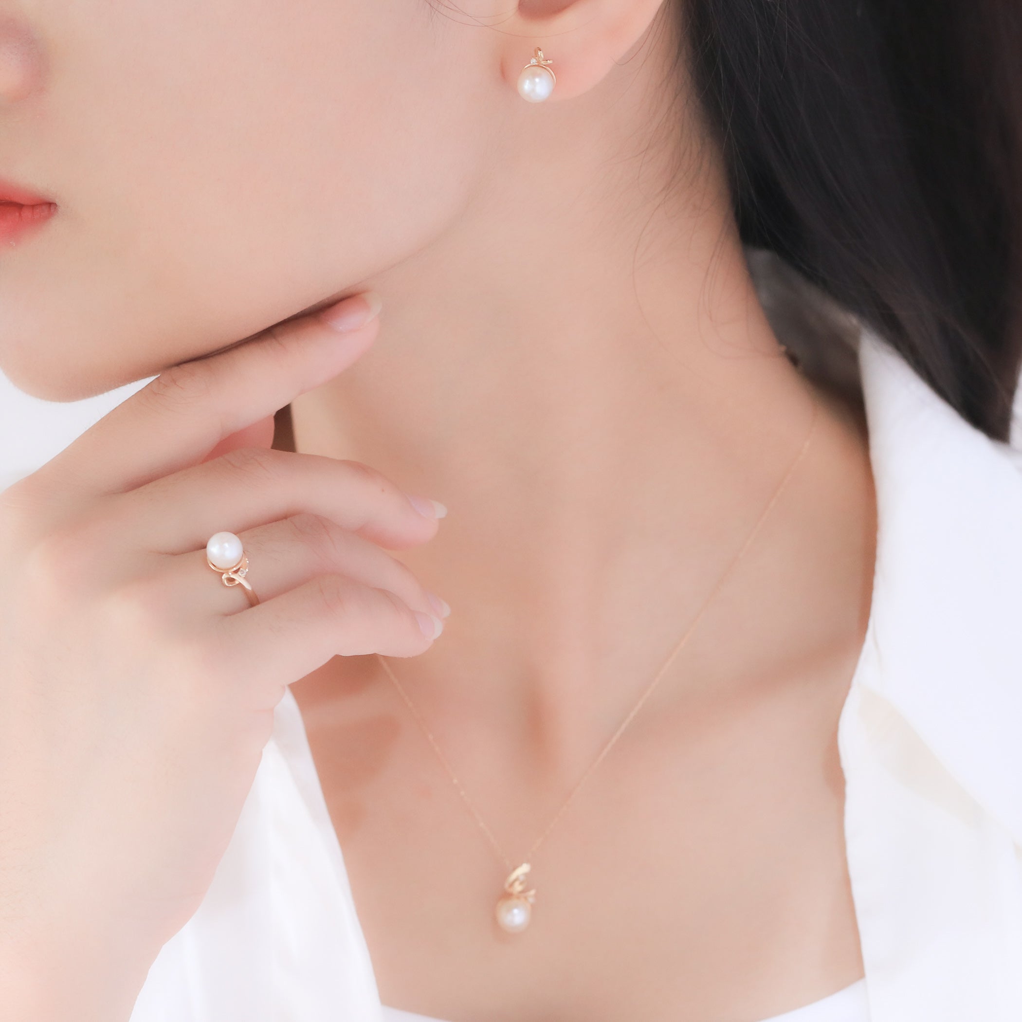 【期間限定セール】6月誕生石 K10 イエローゴールド あこや真珠 ピアス