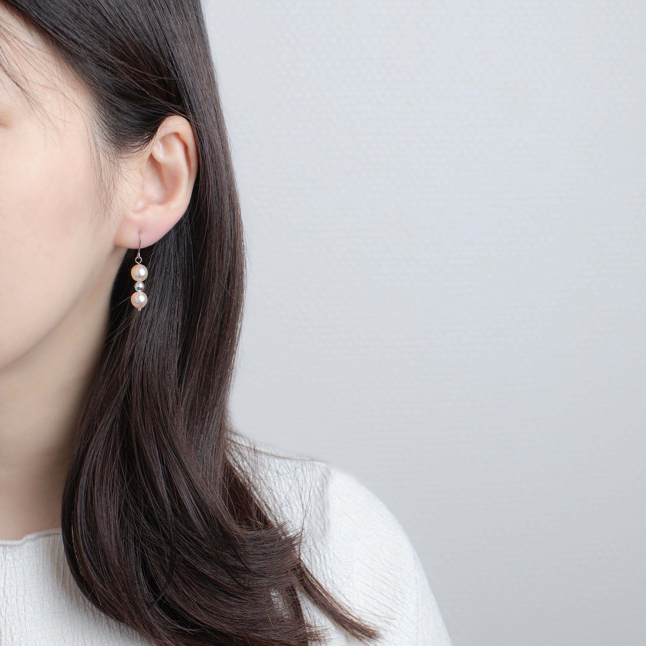 6月誕生石 あこや真珠 フック ピアス – Milluflora | ミルフローラ