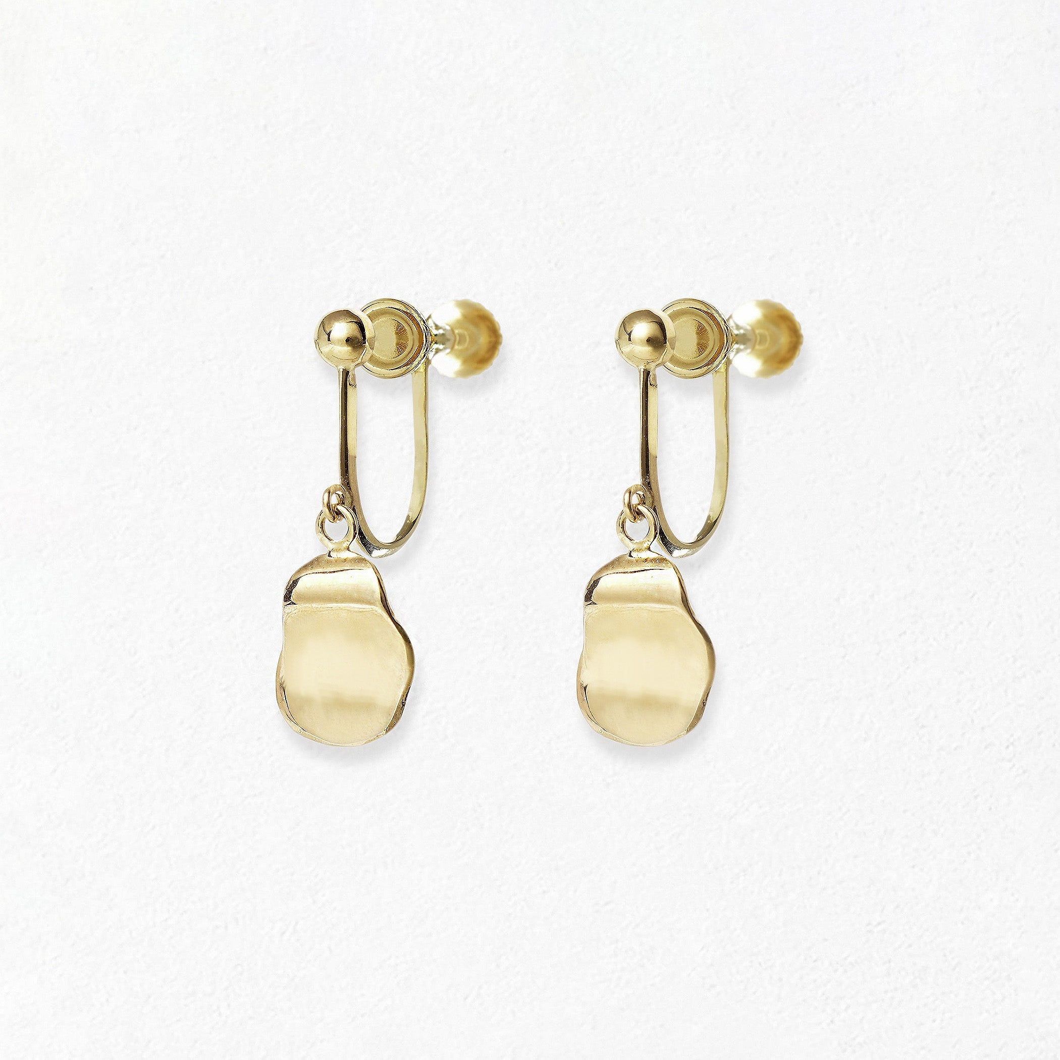 K10 イエローゴールド イヤリング