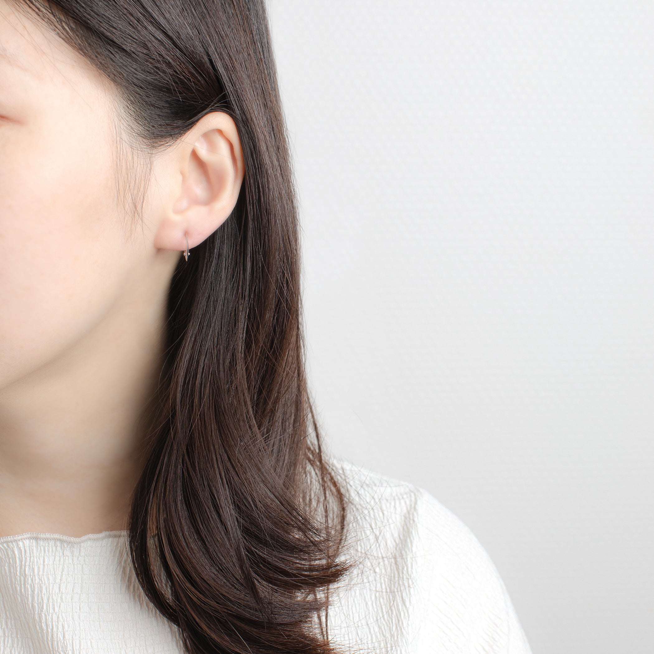 プラチナ イヤリング