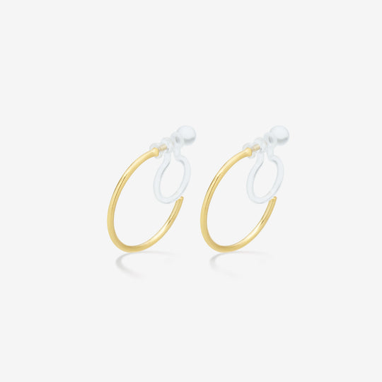 ★今だけ送料無料！★真鍮 フープ イヤリング（15mm）