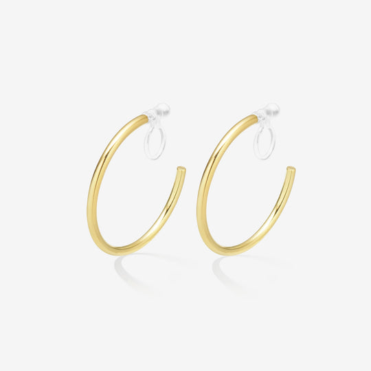 ★今だけ送料無料！★真鍮 フープ イヤリング（25mm）