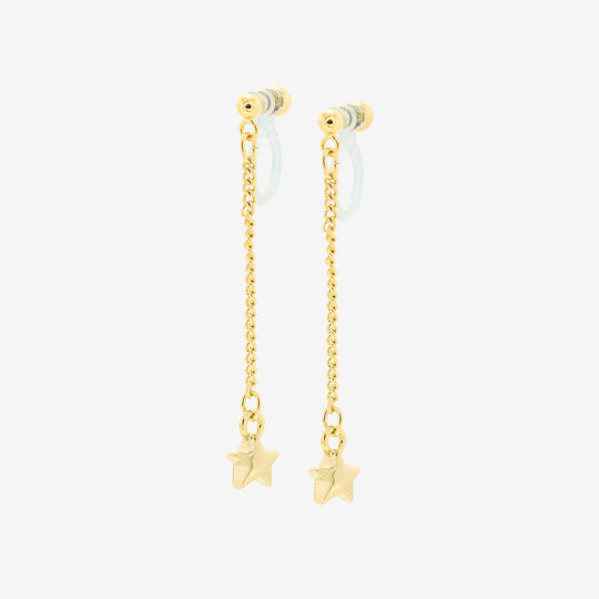 ★今だけ送料無料！★真鍮 スター イヤリング