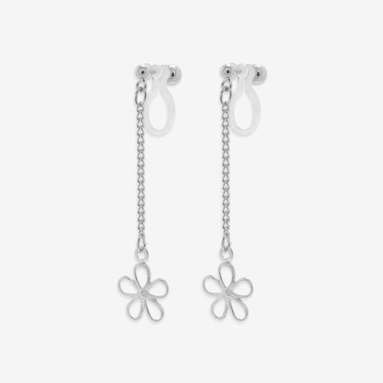 ★今だけ送料無料！★真鍮 フラワー イヤリング