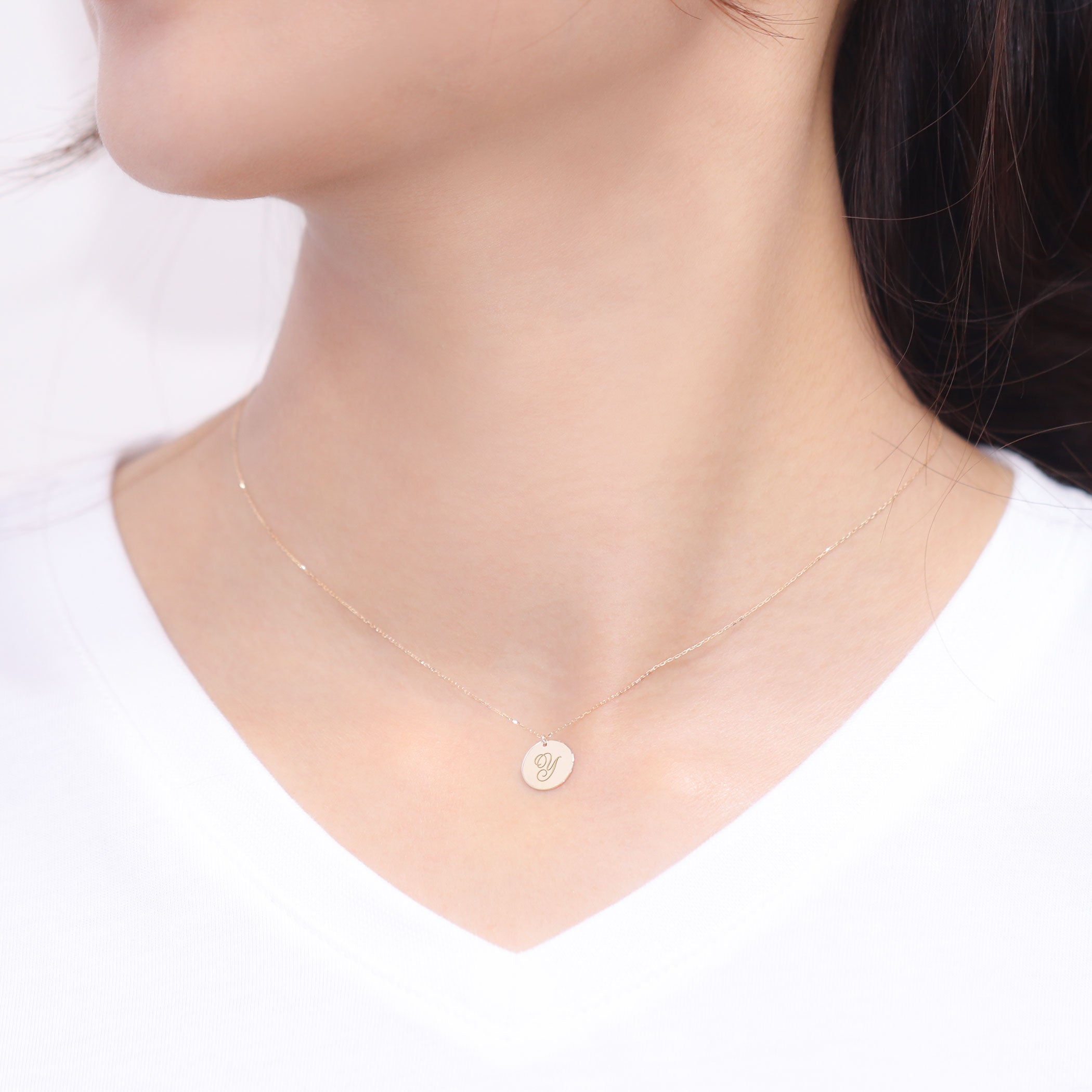 Milluflora公式サイト限定】K10 イエローゴールド イニシャル