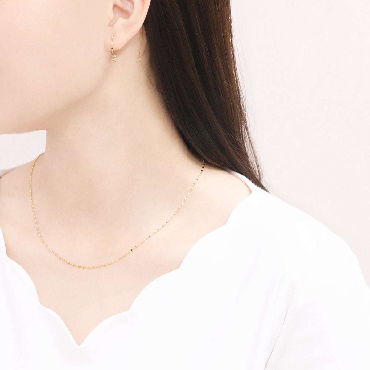 【WEB限定】K10 イエローゴールド デザインネックレス