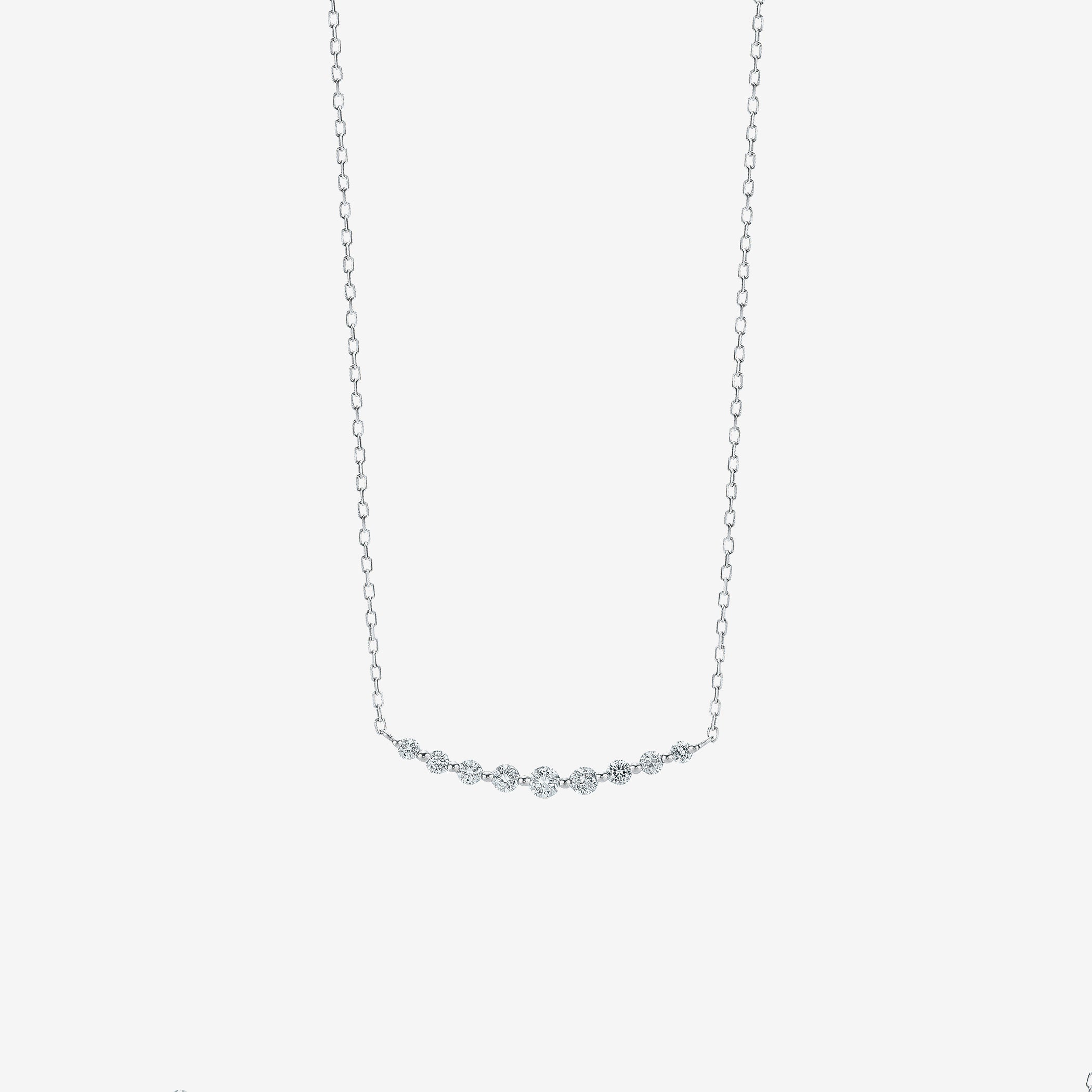 ドラマ着用】プラチナ ダイヤモンド ネックレス（トータル0.20ct 