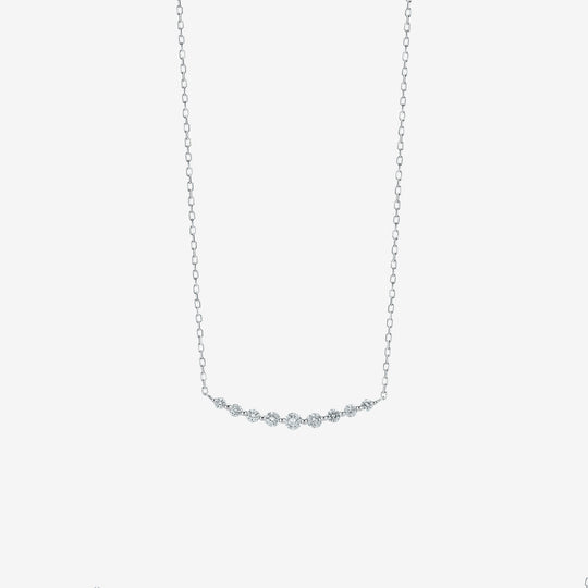 【ドラマ着用】プラチナ ダイヤモンド ネックレス（トータル0.20ct）