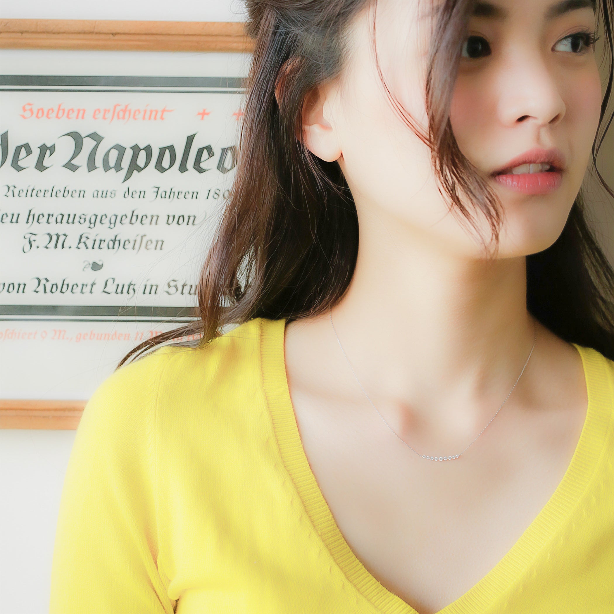 ミルフローラ　プラチナダイヤモンドネックレス　保証書付き プラチナ ダイヤモンド ネックレス – Milluflora | ミルフローラ