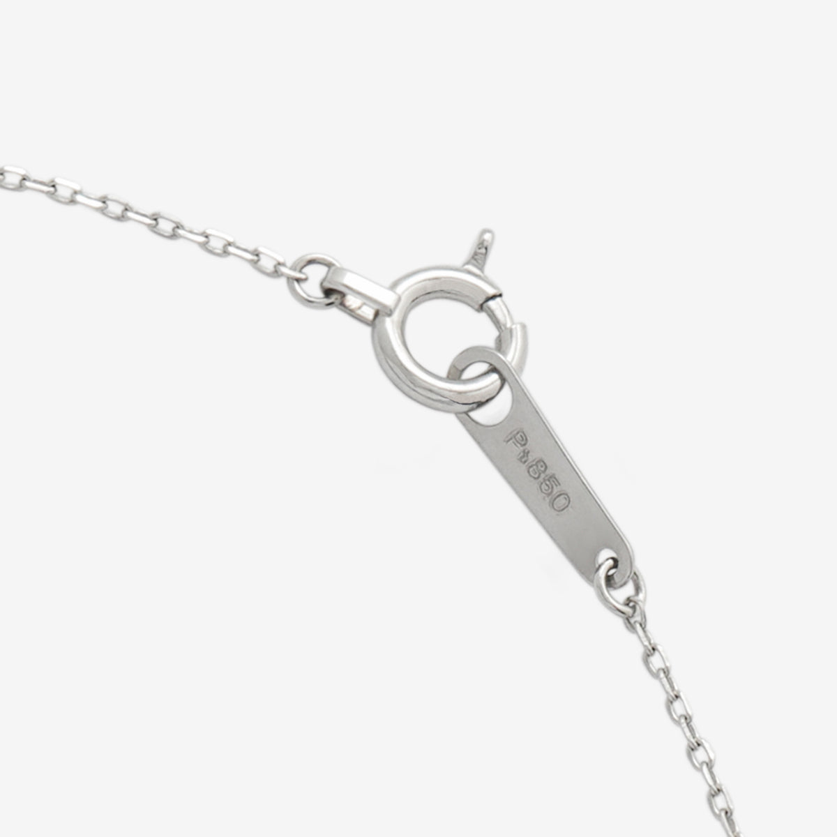 プラチナ ダイヤモンド ネックレス（0.1ct）