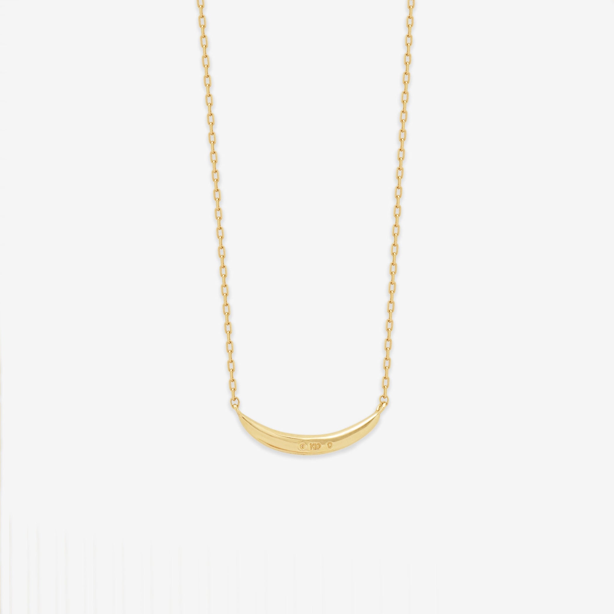 【WEB限定】K10 イエローゴールド ダイヤモンド ムーン ネックレス