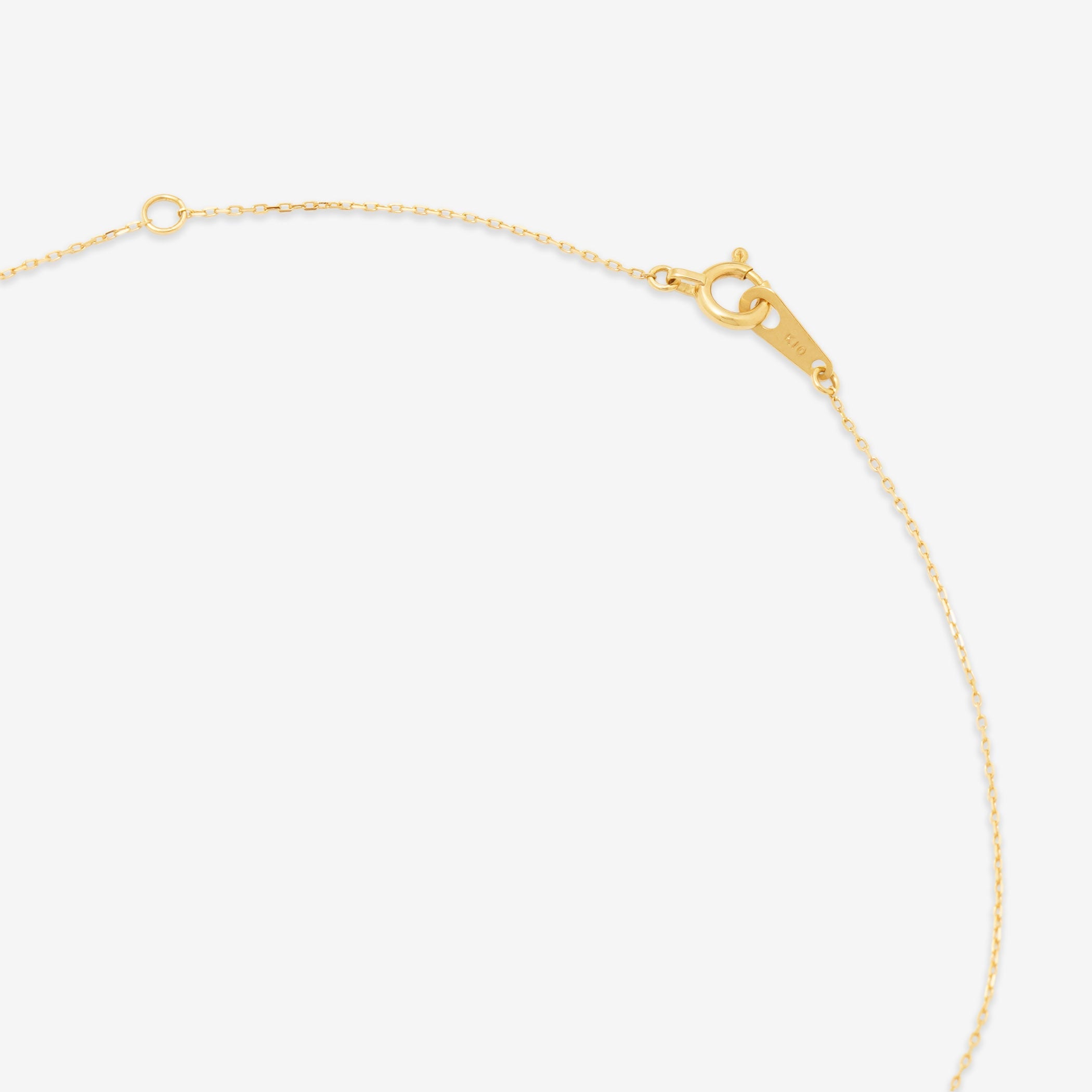 【WEB限定】K10 イエローゴールド ダイヤモンド ムーン ネックレス