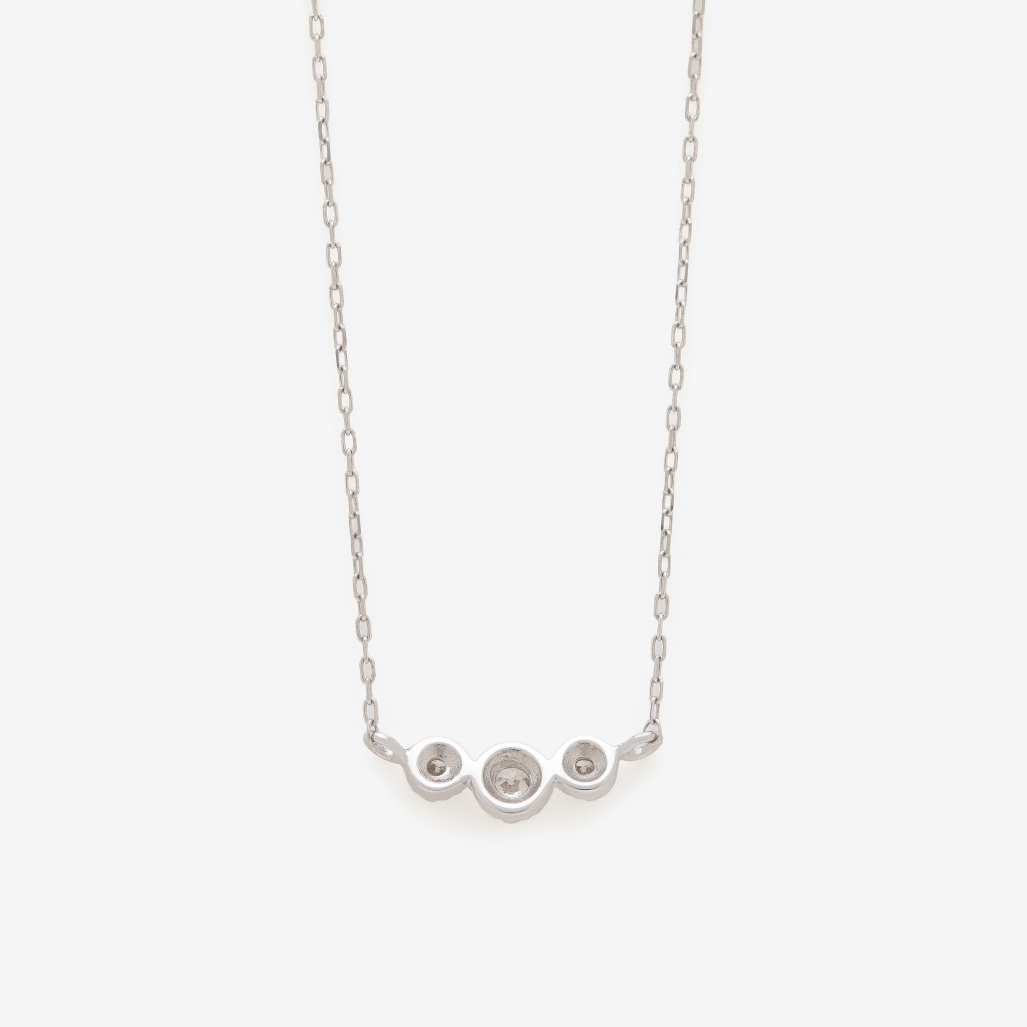 K10 ホワイトゴールド ダイヤモンド ネックレス