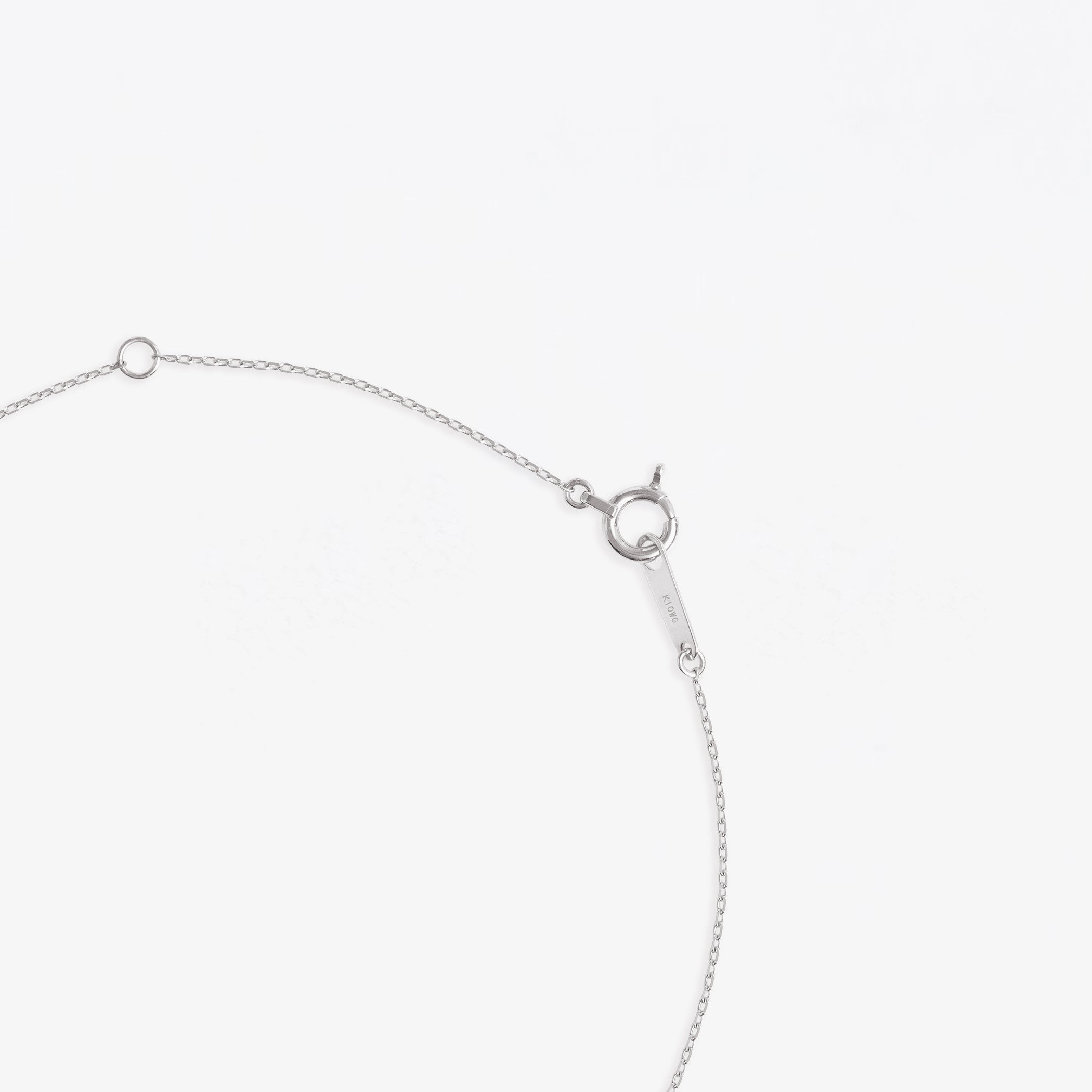 K10 ホワイトゴールド ダイヤモンド ネックレス