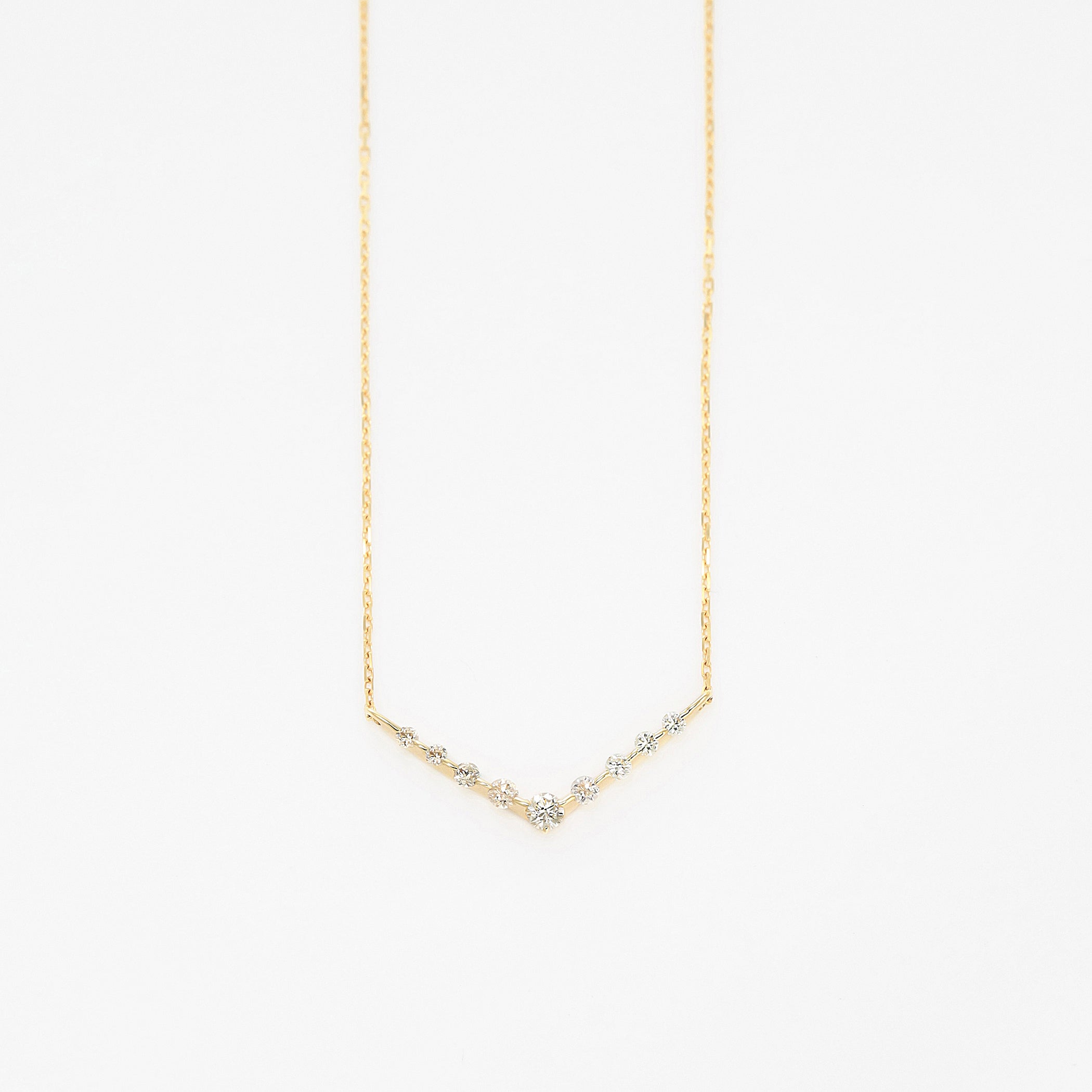 【WEB限定】K10 イエローゴールド ダイヤモンド ネックレス