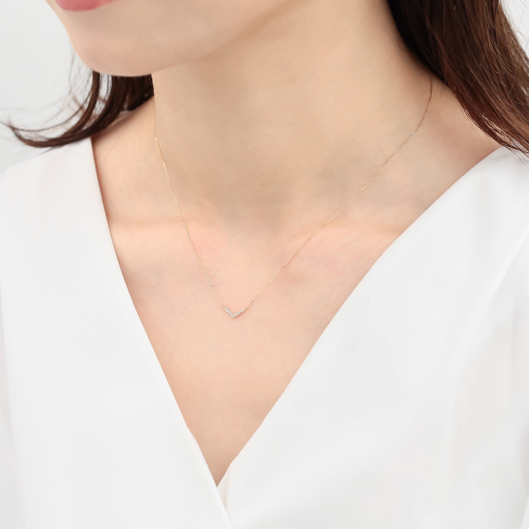 【WEB限定】K10 イエローゴールド ダイヤモンド ネックレス