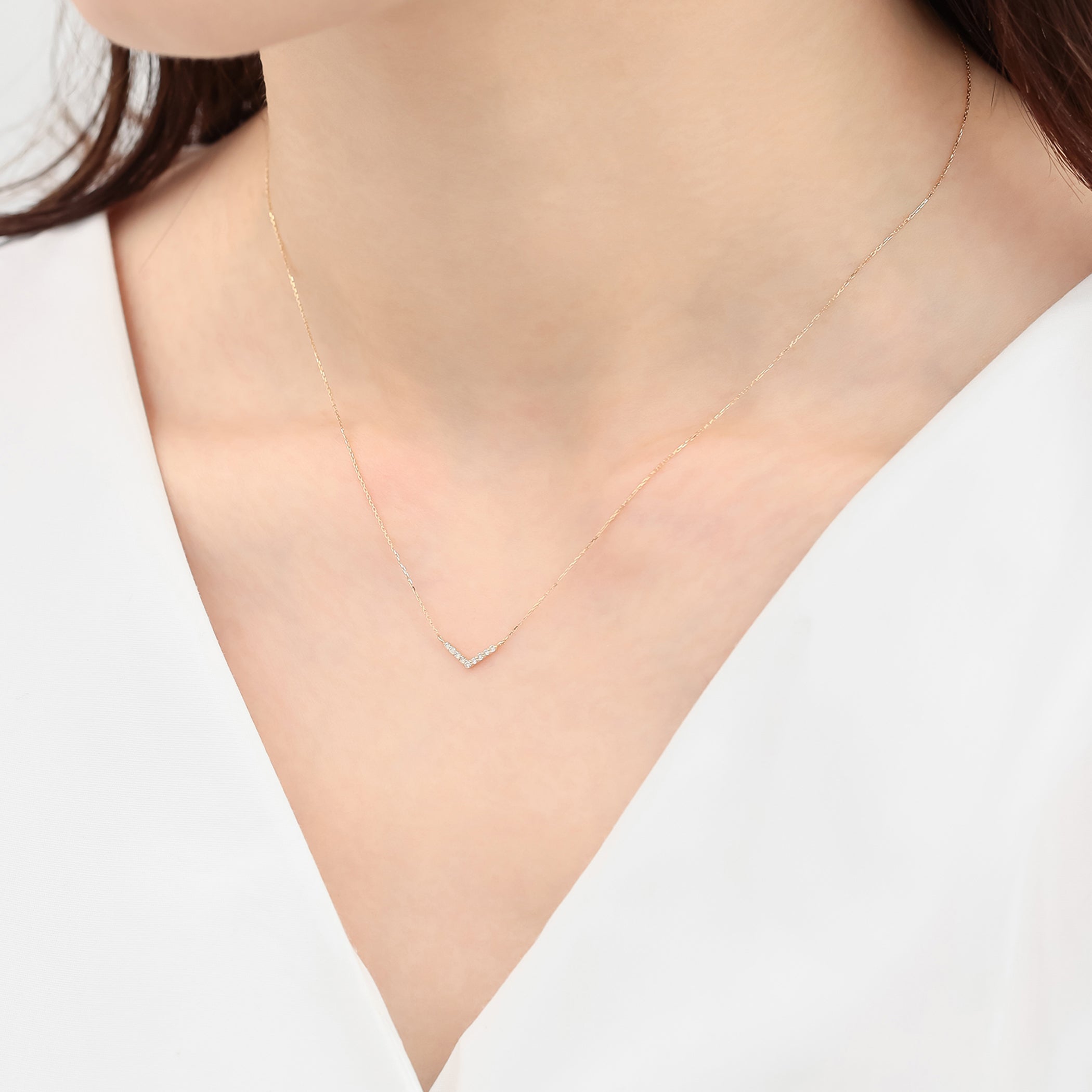 【WEB限定】K10 イエローゴールド ダイヤモンド ネックレス